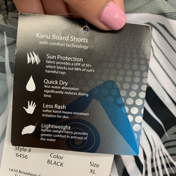 Kanu Swim Shorts Men XL Extra Large Ivy Tahiti Quick Dry Brief Lined Beach Trunk - Picture 10 of 13